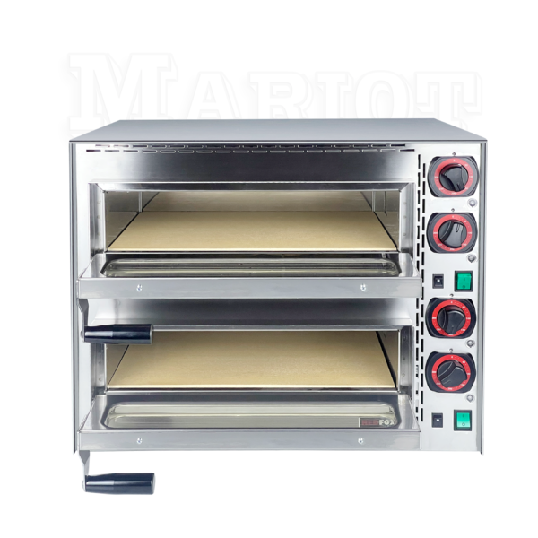 ELECTRIC SNACK PIZZA OVEN - W/STONE/ DOUBLE FP 68 R