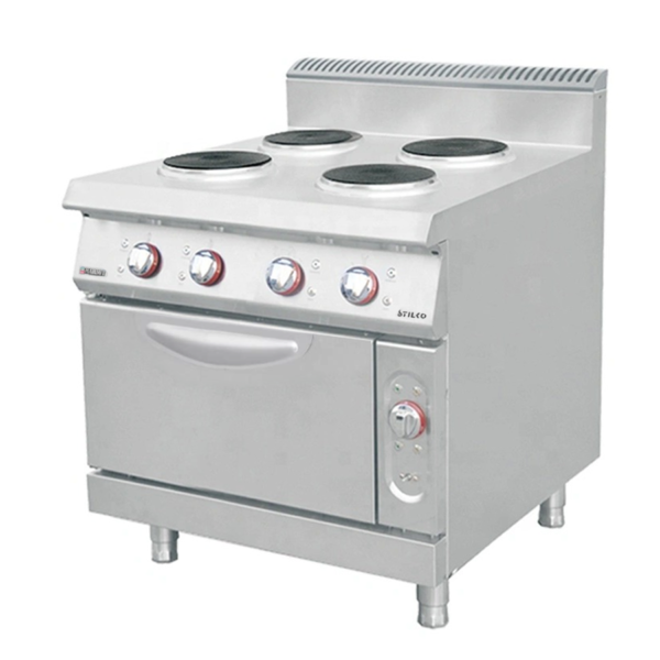 FOUR ROUND EGO HOT PLATE WITH OVEN E-DBJ-900-4Y