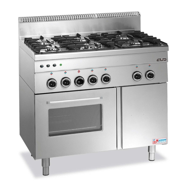 Gas Cooker on gas oven w/ electric grill - G6SFA6