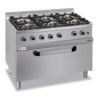 Gas cooker 6 Burner with Gas Oven - MG7G6F77MXL