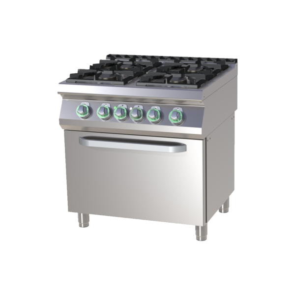 GAS COOKER WITH STATIC OVEN - SPST 780/21 GE