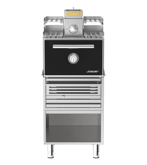 Charcoal oven with table - HJXPROS80WT