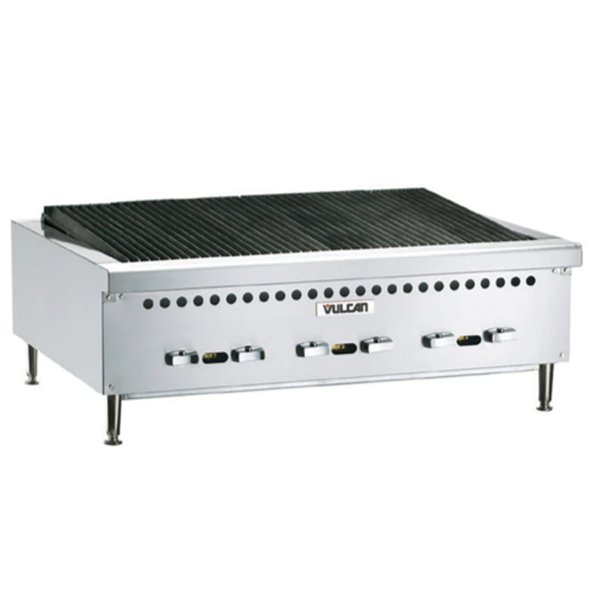 CHARBROILER LP GAS COUNTERTOP 36 wide NO. OF BURNERS: 6 - VCRB36