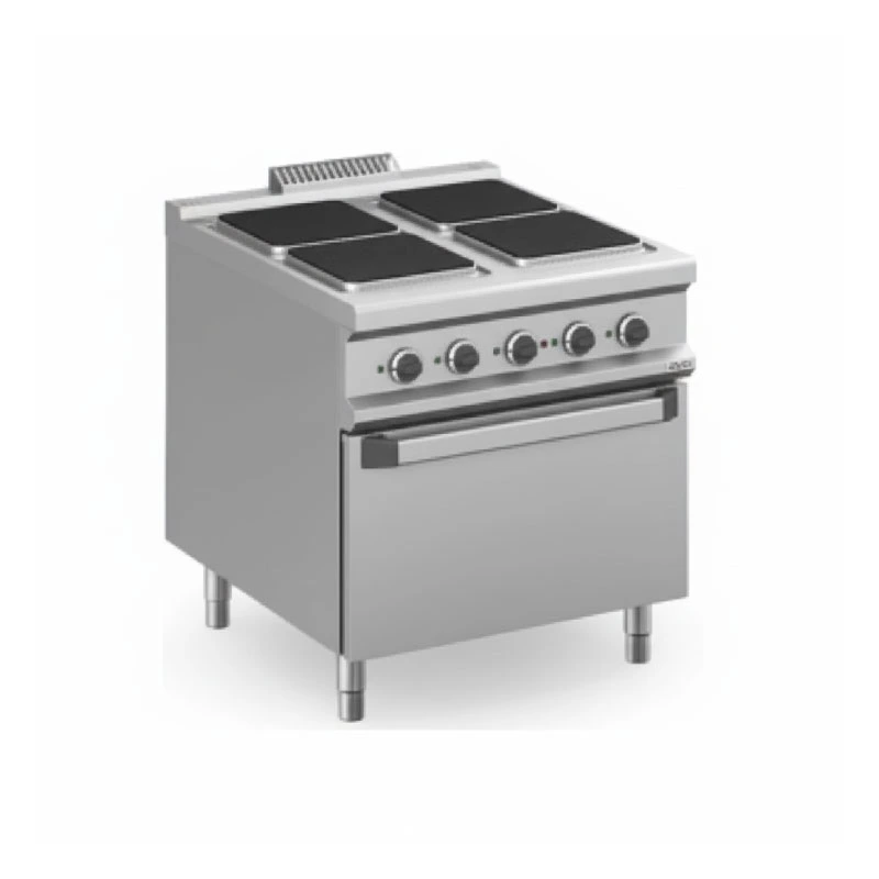 MPQ98FE 4 SQUARE PLATES ON ELECTRIC OVEN - MPQ98FE