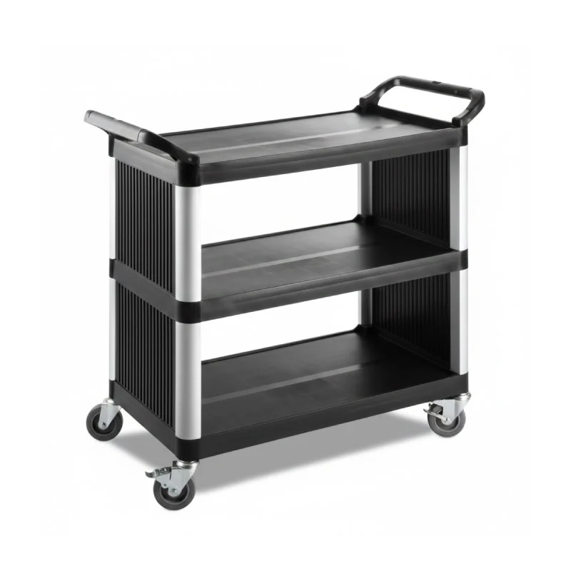 Plastic Service Trolley 3 Tiers